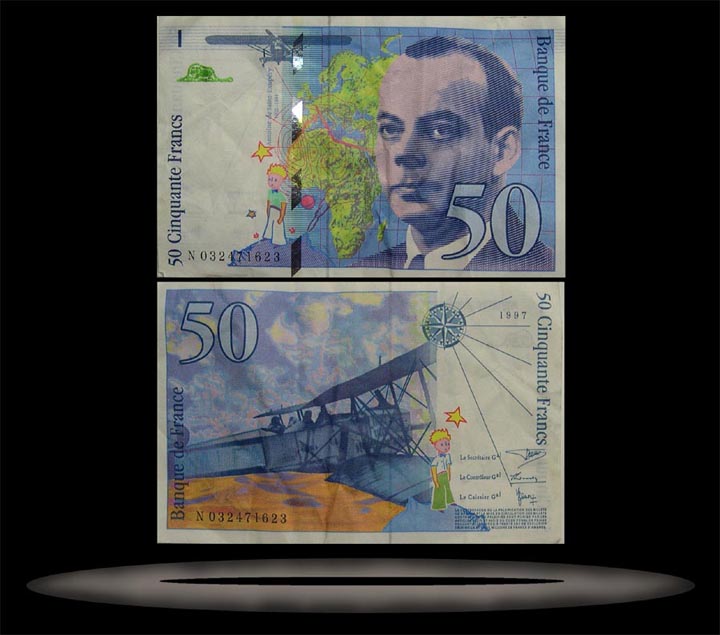 France Banknote, 50 Francs, 1997, P#157Ad MAIN