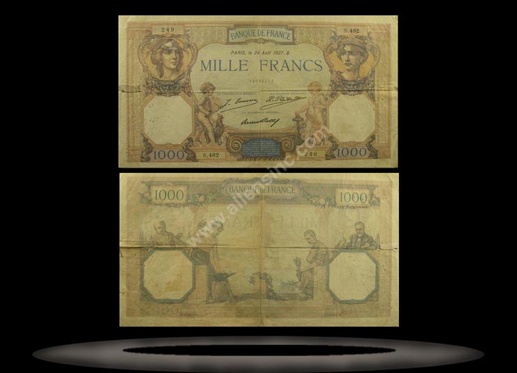 France Banknote, 1000 Francs, 27.11.1930, P#79b MAIN
