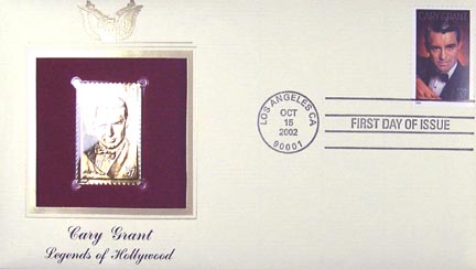 #3692 37¢ Cary Grant - Gold-Foil First Day Cover MAIN