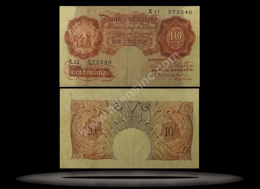 Great Britain Banknote, 10 Shillings, ND (1934-39), P#362c MAIN