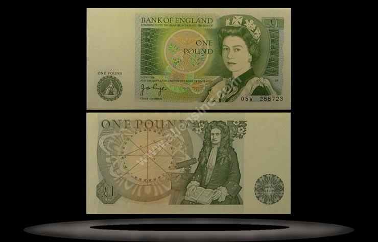 Great Britain Banknote, 1 Pound, ND (1978-80), P#377a MAIN