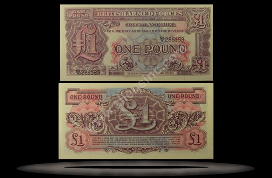 British Armed Forces, Great Britain Banknote, 1 Pound, ND (1948), P#22a MAIN