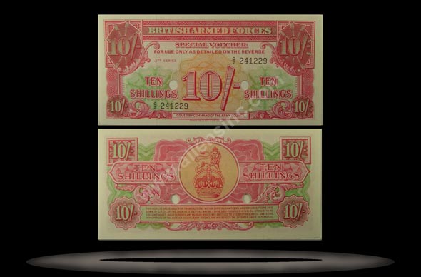 British Armed Forces, Great Britain Banknote, 10 Shillings, ND (1956), P#28b MAIN