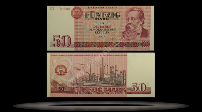 Germany, East Banknote, 50 Mark, 1971, P#30a MAIN