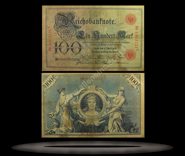 Germany Banknote, 100 Mark, 17.4.1903, P#22 MAIN