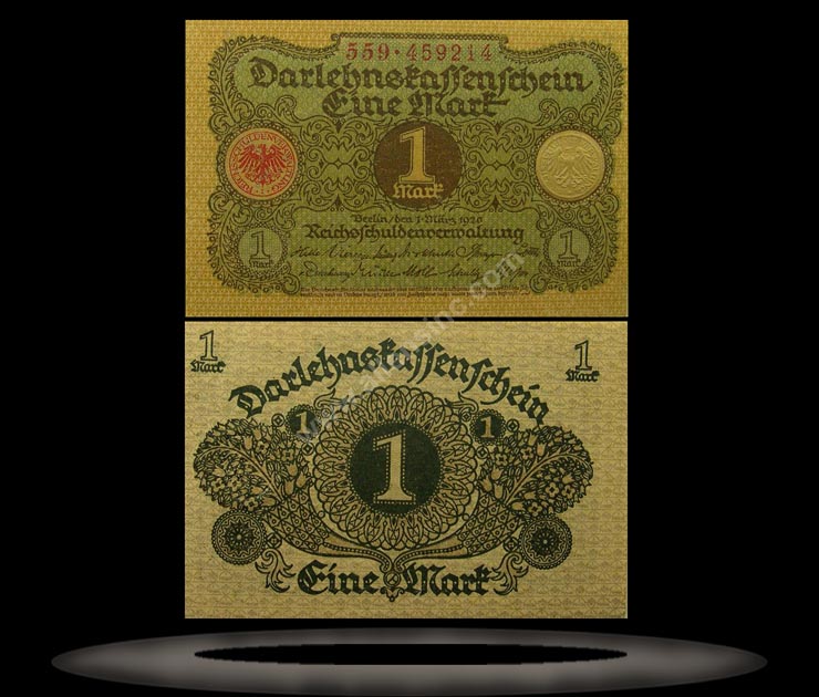 Germany Banknote, 1 Mark, 1.3.1920, P#58 MAIN