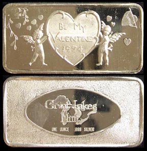 Be My Valentine - 1974' Art Bar by Great Lakes Mint. MAIN