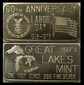 Labor Day 60th Anniversary' Art Bar by Great Lakes Mint. MAIN