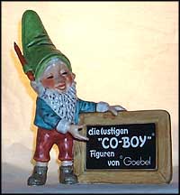 Co-Boy Plaque - German, Goebel Co-Boy's Figurine  #516G MAIN