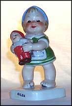 Gilda The Little Mother, Goebel Co-Boy's Kinder Figurine  #601 MAIN