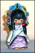 Flower Girl Ornament, Goebel Figurine by Ted DeGrazia  #102244 MAIN