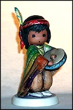 Pima Indian Drummer Boy, Goebel Figurine by Ted DeGrazia  #103-15 MAIN