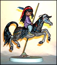 Merry Little Indian, Goebel Figurine by Ted DeGrazia  #10321-18 MAIN