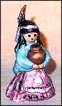 Tiny Treasure- mini, Goebel Figurine by Ted DeGrazia  #1036701 MAIN