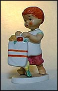 Boy With Bag of Fruit, Goebel Figurine  #10507-11 MAIN