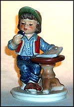 Coin Collector, Goebel Today's Children Figurine  #10707-15 MAIN