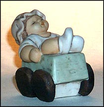 My First Pram, Goebel Nina & Marco Figurine  #10-777-01-9 MAIN