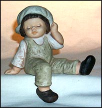 Tommy With Cap, Goebel Nina & Marco Figurine  #10-792-01-8 MAIN