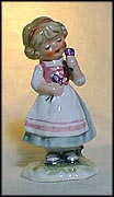 Girl With Flowers, Goebel Lore Blumenkinder Figurine  #11292-12 MAIN