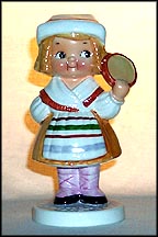 Dolly Dingle In Italy, Goebel Dolly Dingle Figurine  #11465-13 MAIN