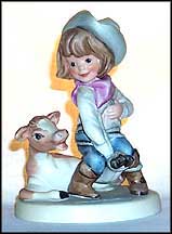 Rodeo Cowboy, Goebel Amerikids Figurine by Harry Holt  #11603-13 MAIN