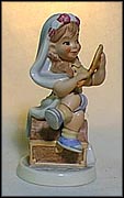Girl With Mirror, Goebel Amerikids Figurine by Harry Holt  #11604-13 MAIN