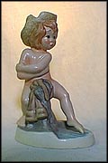 Cold Ol' Swimming Hole, Goebel Amerikids Figurine by Harry Holt  #11608-14 MAIN