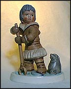 Fish For Two, Goebel Amerikids Figurine by Harry Holt  #11609-14 MAIN