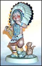 Indian Chief, Goebel Amerikids Figurine by Harry Holt  #11610-15 MAIN