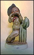 Cactus Blues, Goebel Amerikids Figurine by Harry Holt  #11611-15 MAIN