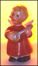 Angel With Banjo (color), Goebel Figurine  #4122905 MAIN