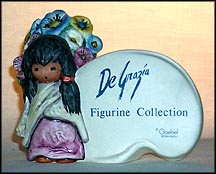 Flower Girl Plaque, Goebel Figurine by Ted DeGrazia  #59025 MAIN