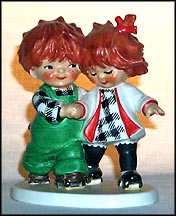 Dating And Skating, Goebel Figurine by Charlot Byj  #Byj 52 MAIN