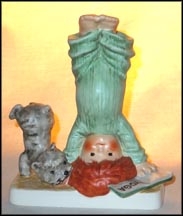 Heads Or Tails, Goebel Figurine by Charlot Byj  #Byj 73 MAIN