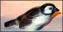 Bird - Brown/Blue/Green, Goebel Figurine  #CV 75b MAIN
