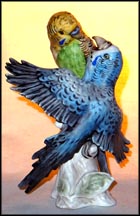 Parakeet Pair, Goebel Figurine  #CV 95 MAIN