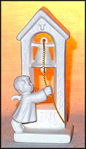 Angel Ringing Bell (white), Goebel Figurine by Maria Spötl  #Spo 48w MAIN