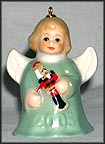 2003 Angel With Nutcracker - Green, Goebel Angel Bell MAIN