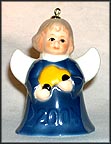 2004 Angel With Toy Car - Blue, Goebel Angel Bell MAIN