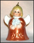 2005 Angel With Snowflake - Copper, Goebel Angel Bell MAIN