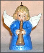 2006 Angel With Horn - Blue, Goebel Angel Bell MAIN