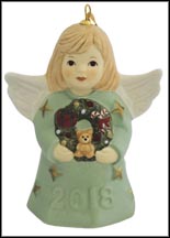 2018 Angel With Wreath - Sage, Goebel Angel Bell MAIN