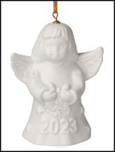 2023 Angel With Bow - White, Goebel Angel Bell MAIN