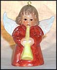 1976 Angel With Clarinet - Red, Goebel Angel Bell MAIN