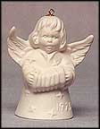 1979 Angel With Accordian - White, Goebel Angel Bell MAIN