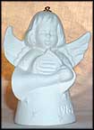 1982 Angel With French Horn - White, Goebel Angel Bell MAIN
