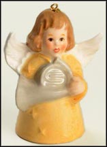 1982 Angel With French Horn - Yellow, Goebel Angel Bell MAIN