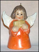 1983 Angel With Reed Pipes - Orange, Goebel Angel Bell MAIN