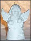 1983 Angel With Reed Pipes - White, Goebel Angel Bell MAIN