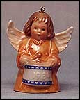 1984 Angel With Drum - Orange, Goebel Angel Bell MAIN